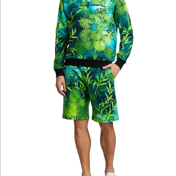 Brand New w/tags Saks Versace Jungle Print Oversized Sweater - Picture 4 of 9